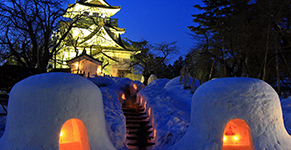 Japan snow hut tour
