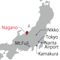Nagano Private Tour MAP